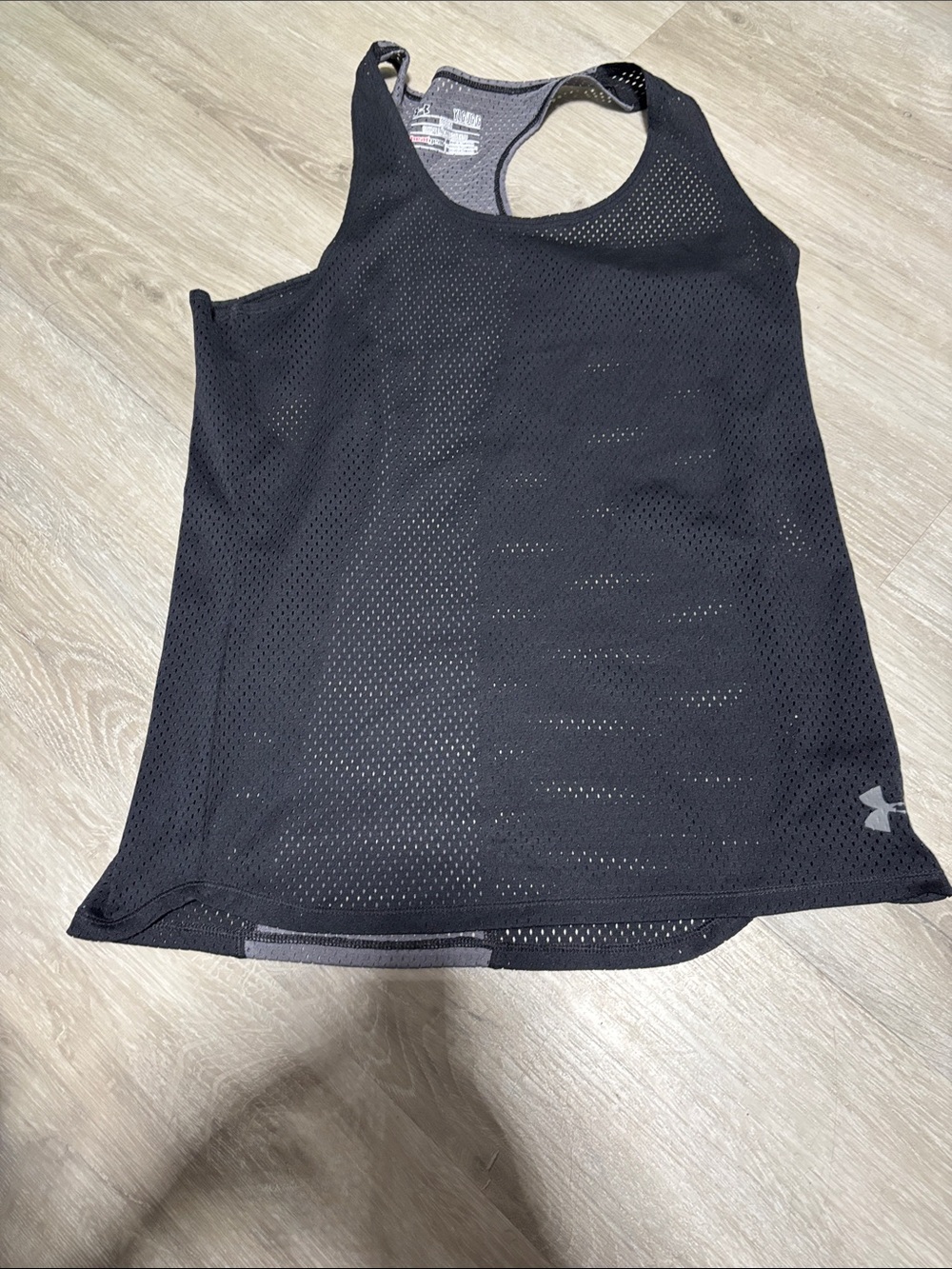 Under Armour Black Mesh Racerback Training Tank
